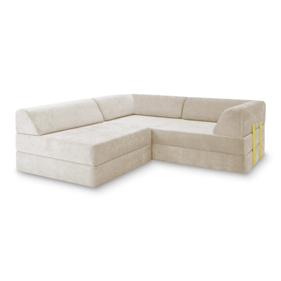 Levi Modulares 3-Sitzer Ecksofa mit Schlaffunktion 01