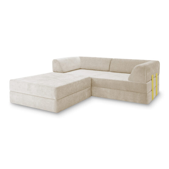 Levi Modulares 3-Sitzer Ecksofa mit Schlaffunktion 02